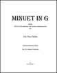 Minuet in G P.O.D. cover
